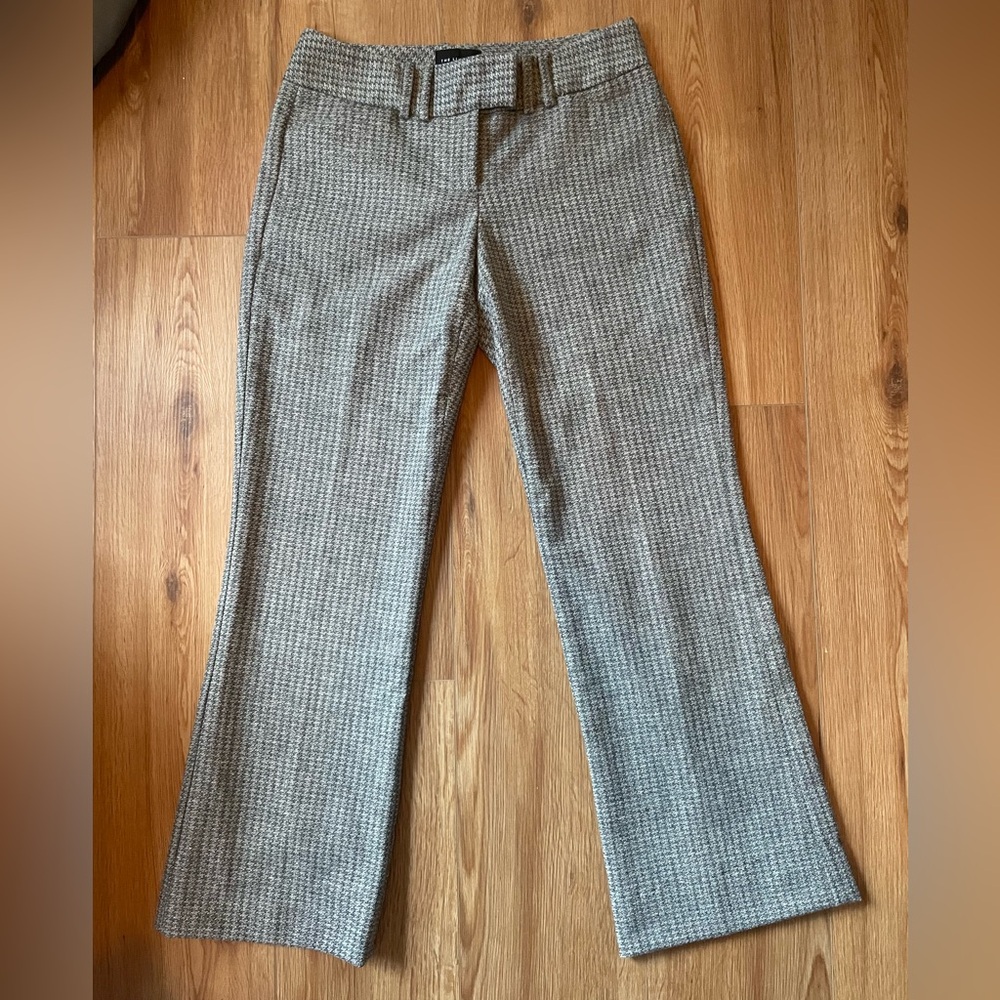 The Limited wool blend houndstooth trousers, size 0